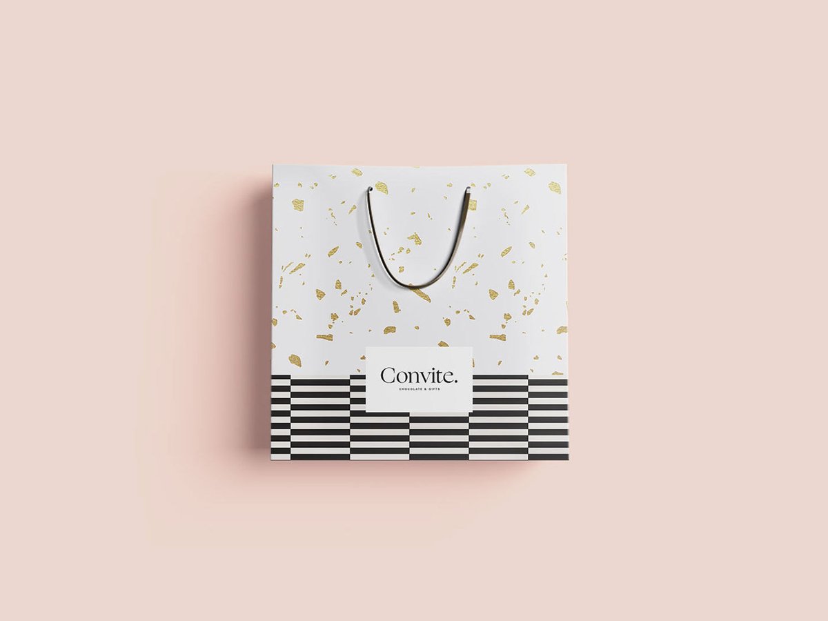 精美禮品店Convite品牌VI設計——包裝設計的新身份，vi設計，品牌vi設計，精品店vi設計，包裝設計，品牌vi識別，深圳品牌策劃，深圳vi設計，左右格局